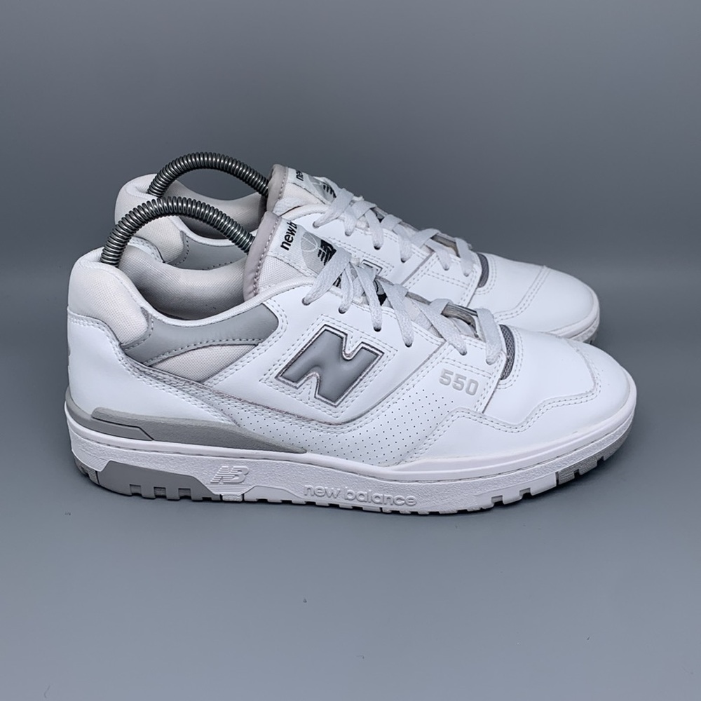New Balance 550 White Rain‎ Cloud Shoes BBW550BB Men''s Sz 8.5 Women's Sz 10
